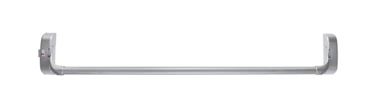 ידית בהלה ISEO IDEA Base בגוון אפור מתכתי, מבט מלא מקצה לקצה